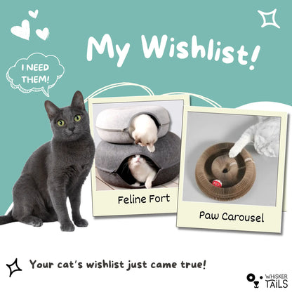 Purrfect Pair - Feline Fort + Paw Carousel