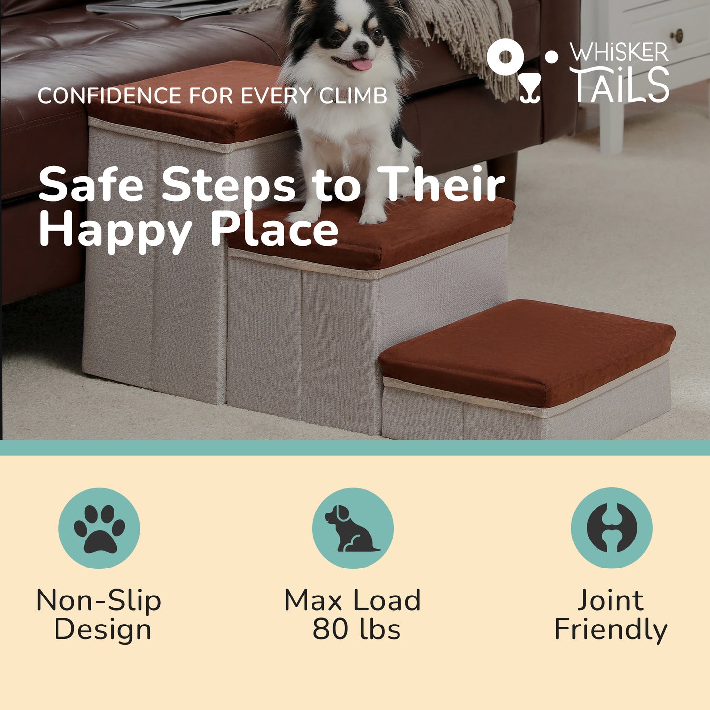 FurLadder™ | Sturdy Steps, Happy Pets